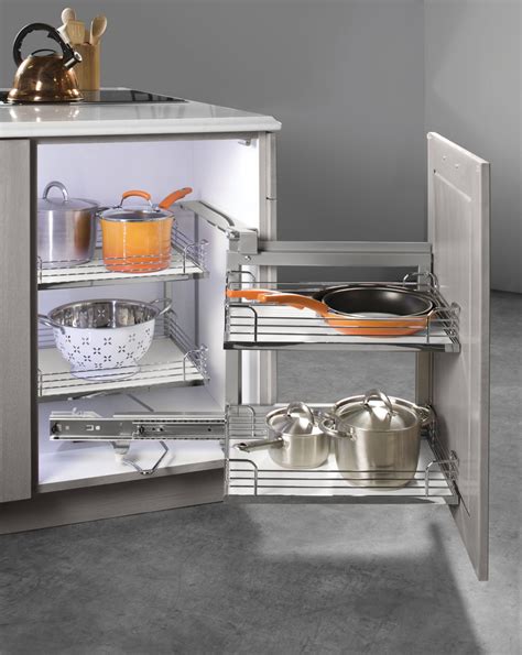 Kitchen Efficiency Made Easy with Hafele Magic Corner 1 Cabinet Optimizer